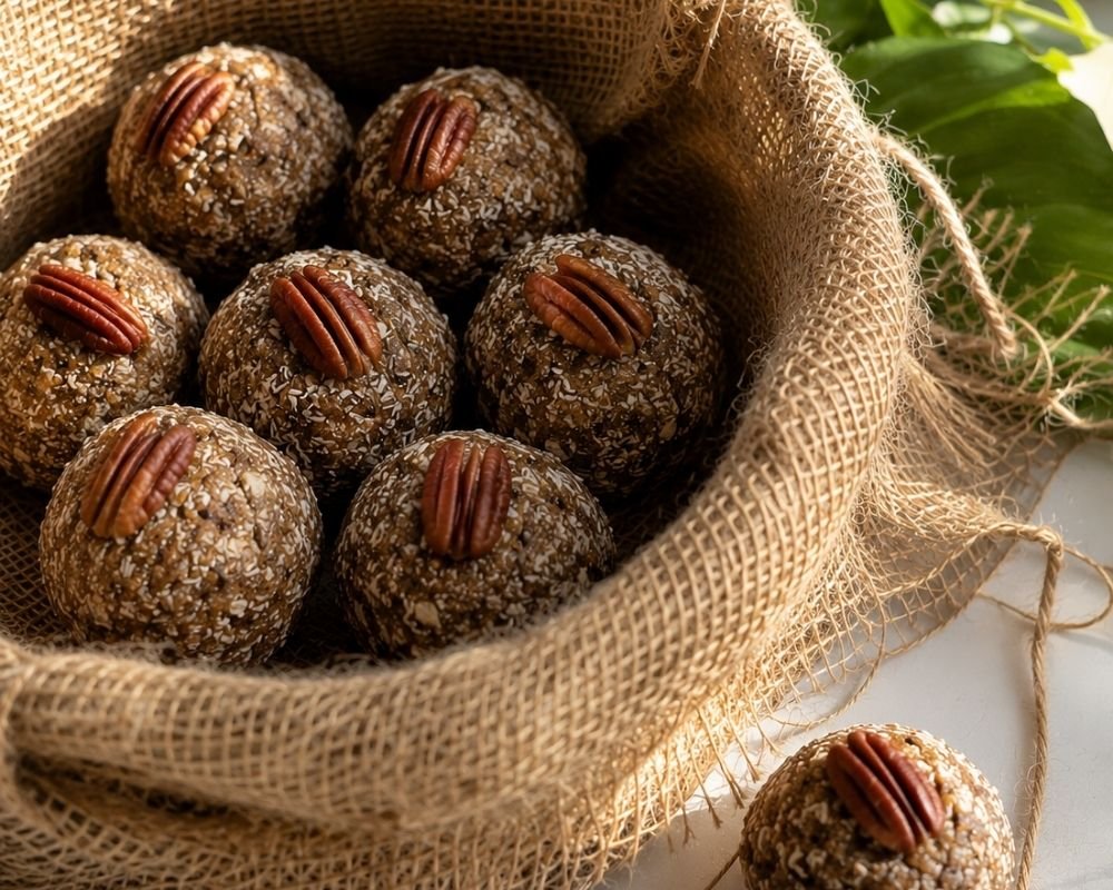 Cardamom Pecan Collagen Balls