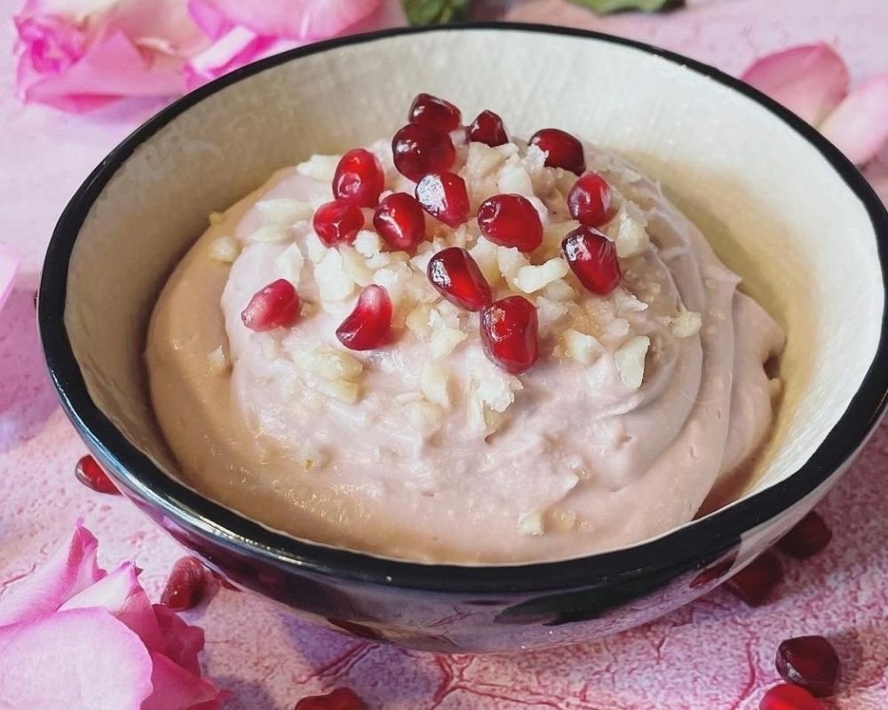 Pomegranate Coconut Pudding